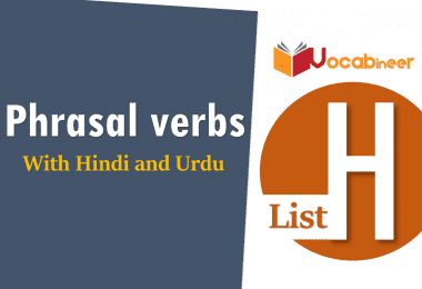 Most common phrasal verbs list pdf