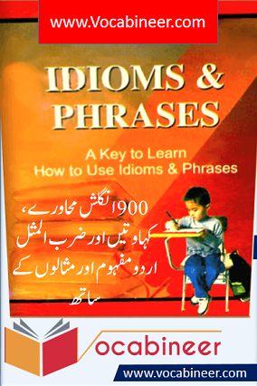 idioms in english with urdu meaning  Idioms and phrases, English  vocabulary words learning, English phrases sentences