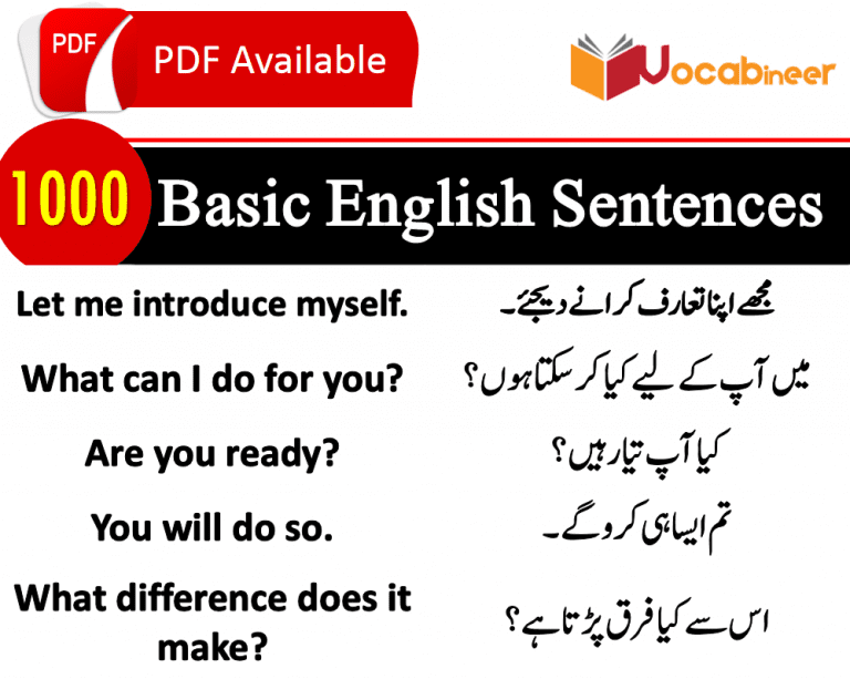 Urdu Conversation In English For Daily Use Download PDF